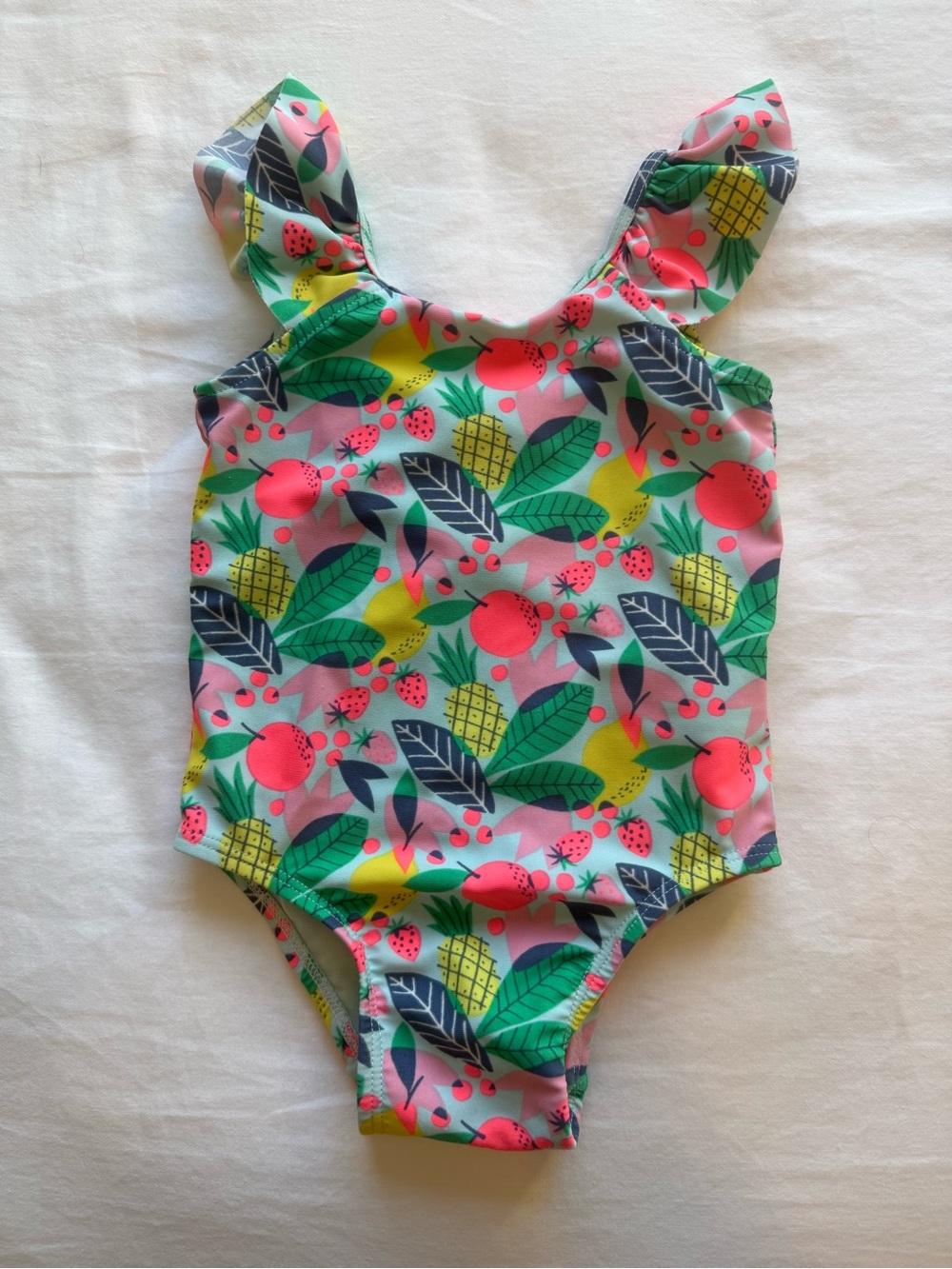 Baby Gap Tropical Fruit Print One-Piece Swimsuit